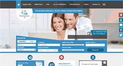 Desktop Screenshot of lahayedupuits-notaires.com